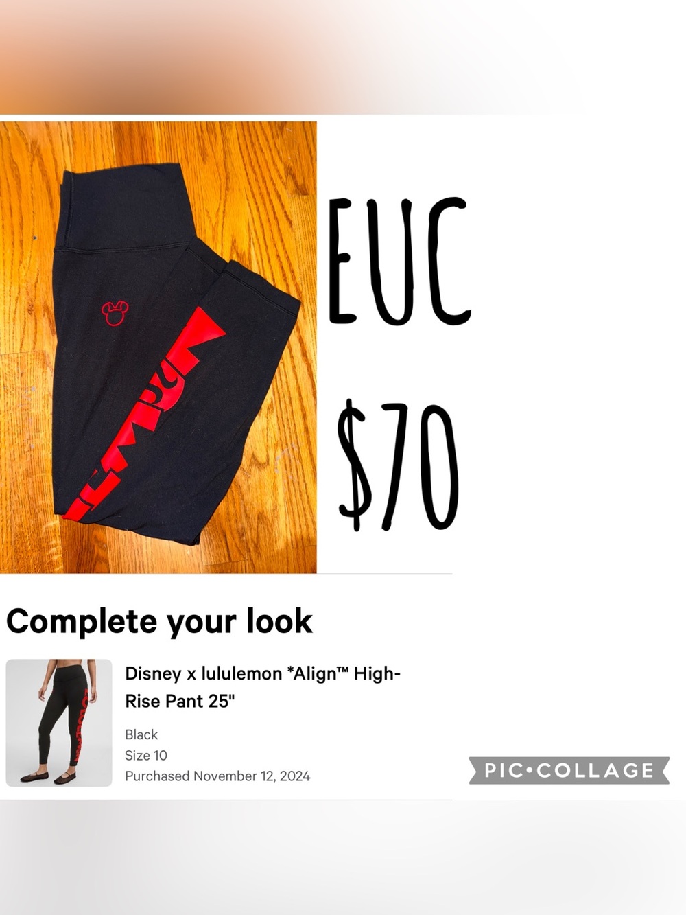 lululemon x Disney align legging